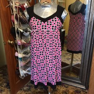 Geometric pattern dress